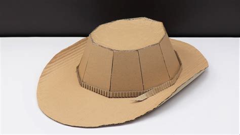 Diy | How To Make Cowboy Hat From Cardboard At Home in 2024 | Cowboy ...