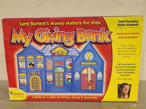 RARE MY GIVING Bank Larry Burkett's Money Matters for Kids FaithKidz *See Desc* £24.78 - PicClick UK