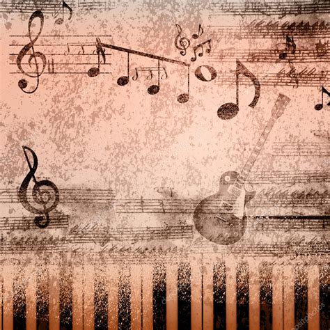 Music notes background — Stock Photo © SergeyNivens #14786543