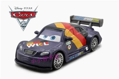 Pixar Cars 2 Toys Max Schnell Diecast Car Toy 1:55 Scale Loose New In Stock Rare Free Shipping ...