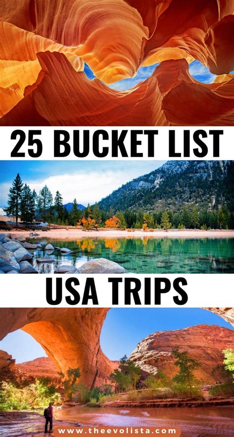 60 Bucket List USA Trip Ideas: Best Places to Visit in the US | Cool places to visit, Travel usa ...