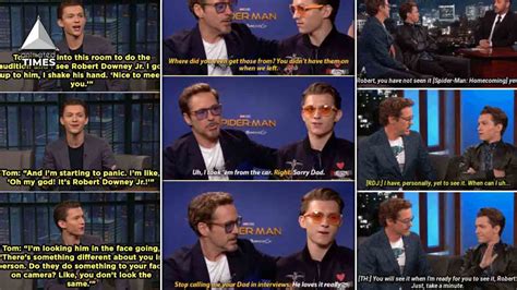 10 Awkwardly Funny Interviews With Robert Downey Jr. & Tom Holland