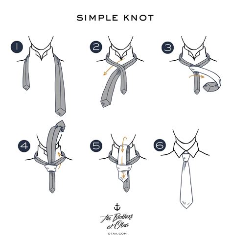 How To Tie a Simple Knot | Tie Knot Tutorial | Learn How to Tie a Tie ...