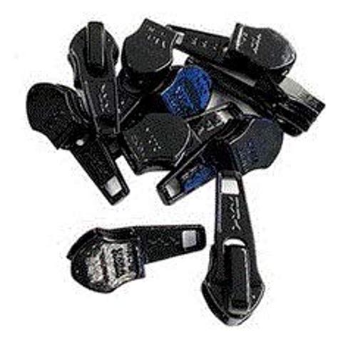 Zipper Repair Kit - #5 YKK Coil Automatic Lock Jacket Sliders - Color: Black - Choose Your ...