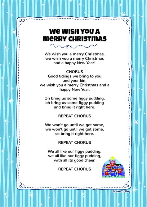 We Wish You A Merry Christmas | Kids Video Song with FREE Lyrics & Activities! | Christmas songs ...