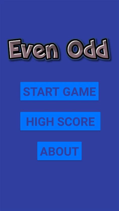 Download Even Odd Game android on PC