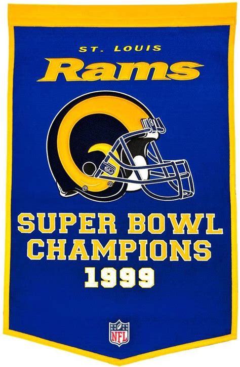 St. Louis Rams Super Bowl Champions 1999 (Super Bowl XXXIV-34) 1999-2000 Although they were in ...