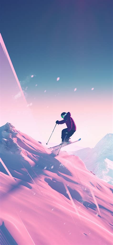 Skiing Mountains Wallpaper