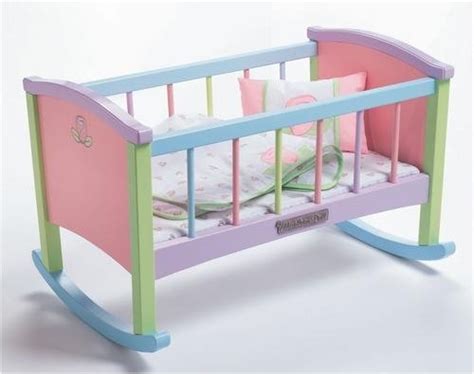 Wooden Baby Crib: Doll Cradle from Lee Middleton