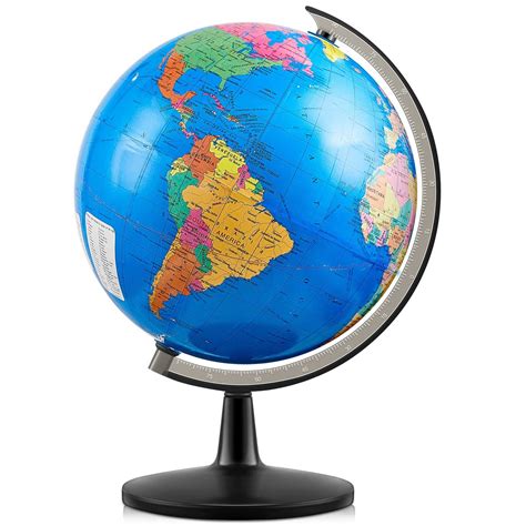 Buy World Globe with Stand Kids 13 Inch Globes of The World Desk ...