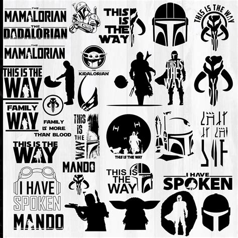 Download Mandalorian SVG Download - SVGBDA Designs Studio