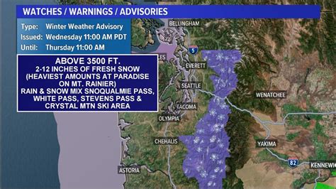 Spring snow for the Cascade mountains this week | king5.com