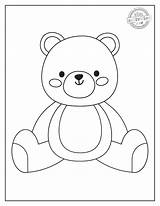 Teddy Bear Printable Coloring Pages  Free Templates sketch template