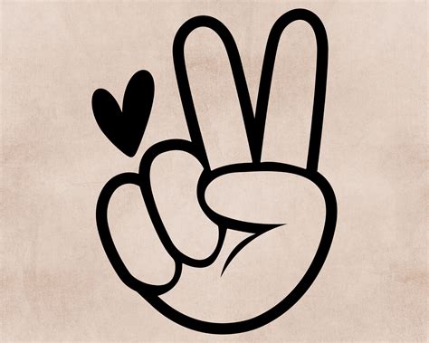 Peace Hand Svg Peace Sign Hand Symbol Png Clipart Peace Svg | The Best Porn Website