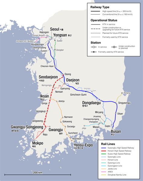 Popular Korean Train Routes [with Map] - Korea Trains