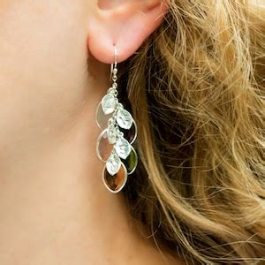 Family Birthstone Earrings for Mom Personalized Christmas Gift for Wife Grandchildren Birthstone ...