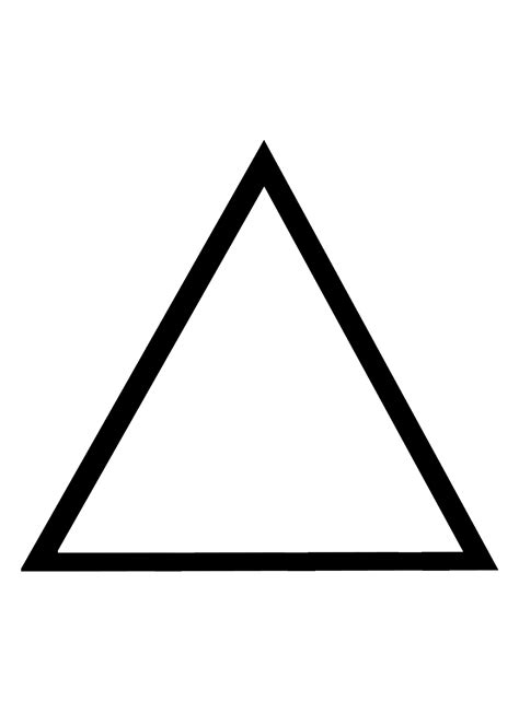 Basic Triangle Outline Free Stock Photo - Public Domain Pictures