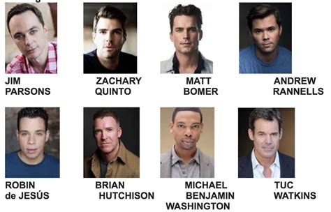 Jim Parsons, Zachary Quinto, Matt Bomer, Andrew Rannells To Headline Revival Of 'Boys In The ...