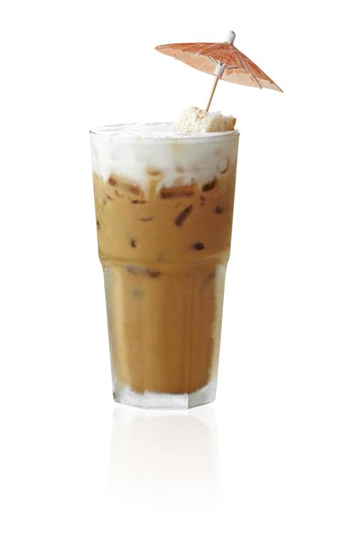 Iced Coffee in glass on white background 4817333 Stock Photo at Vecteezy