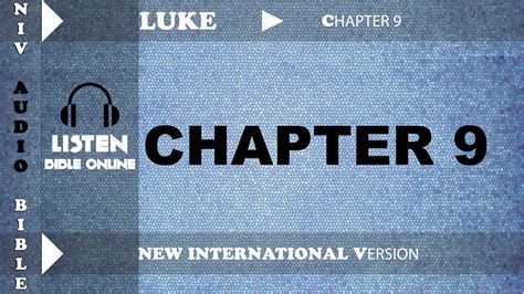 Holy Bible Audio NIV : LUKE Chapter 9 With English Subtitle (New ...