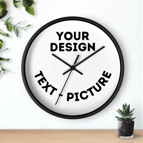 Custom Wall Clock, Photo Wall Clock, Personalized Wall Clock, Home Decoration Clock, Picture ...