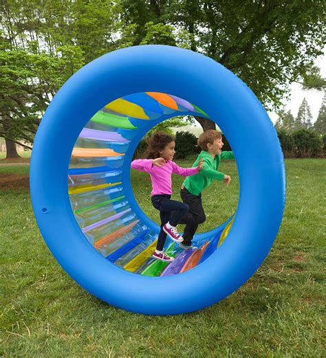 Roll With It 2.0 Giant Inflatable Rainbow Land Roller | Outdoor toys ...