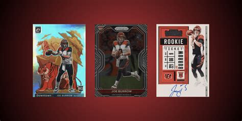 Ranking Joe Burrow Rookie Cards in 2024