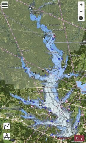 Conroe Fishing Map | Nautical Charts App