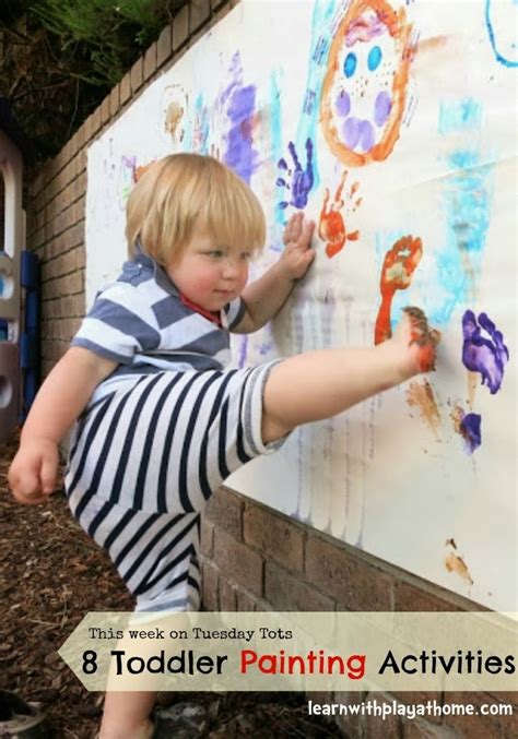 Learn with Play at Home: 8 Toddler Painting Activities