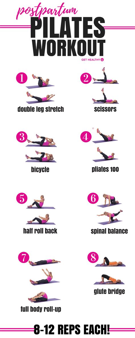 Postpartum Pilates Core Workout - Get Healthy U