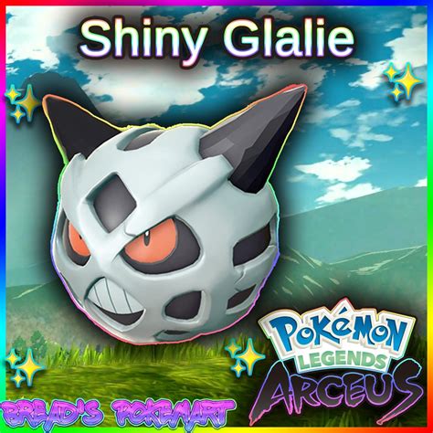 Shiny Glalie alpha best Stats // Pokemon Legends: Arceus - Etsy