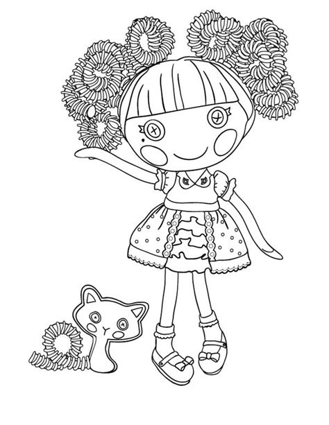 Jewel Sparkles From Lalaloopsy Coloring Page : Color Luna