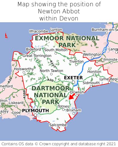 Where is Newton Abbot? Newton Abbot on a map