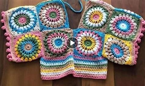 step by step crochet blouse tutorial - crochet - Thugislife