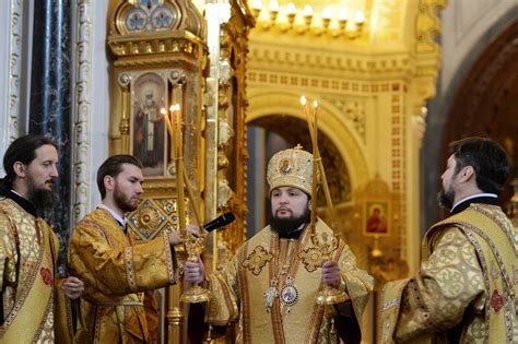 Primate of the Russian Orthodox Church celebrates Divine Liturgy on the ...