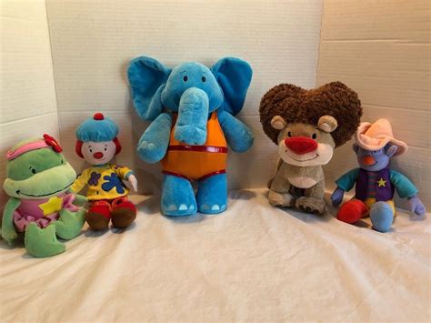 DISNEY JOJO CIRCUS PLUSH DOLL LOT OF 5 SKEEBO GOLIATH DINKY CROAKY ...