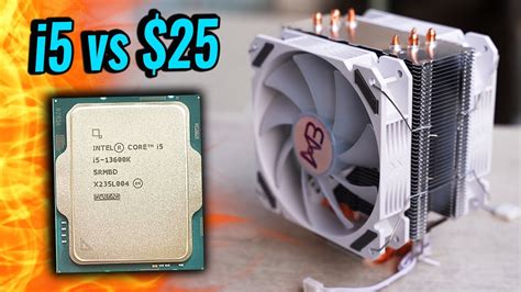 I coupled an i5-13600K with a $25 CPU Cooler... - YouTube