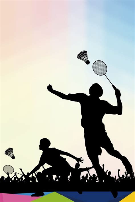 Badminton Recruit New Posters Background Material