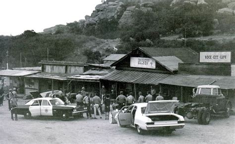 Police raid on Spahn Ranch, Aug. 16, 1969 | The dunes, Horseback riding, Building