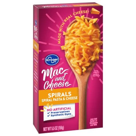 Kroger® Mac and Cheese Spirals Spiral Pasta & Cheese, 5.5 oz - Smith’s ...