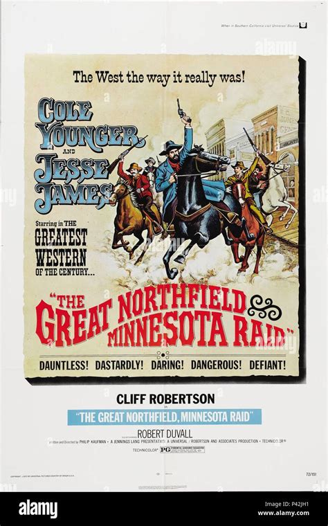 Original Film Title: THE GREAT NORTHFIELD MINNESOTA RAID. English Title ...