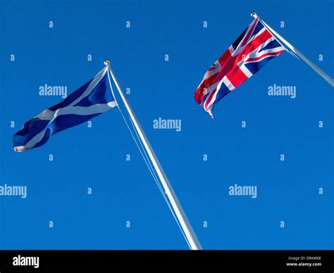 Union jack scottish flag hi-res stock photography and images - Alamy