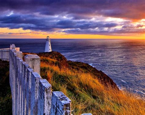 Cape Spear Lighthouse, Newfoundland, Canada by Geoffrey Whiteway ...