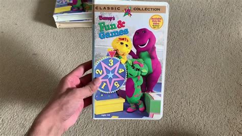 Barney’s Fun and Games 1996 VHS (4 Copies) - YouTube