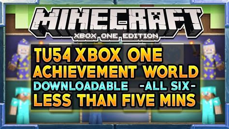 Minecraft Achievements: TU54 Update (ALL ACHIEVEMENTS) Xbox One/Windows 10 - YouTube