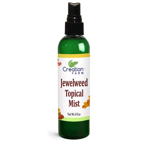 Creation Farm Jewelweed Spray 4 oz - Poison Ivy Itch Relief, Remedy ...