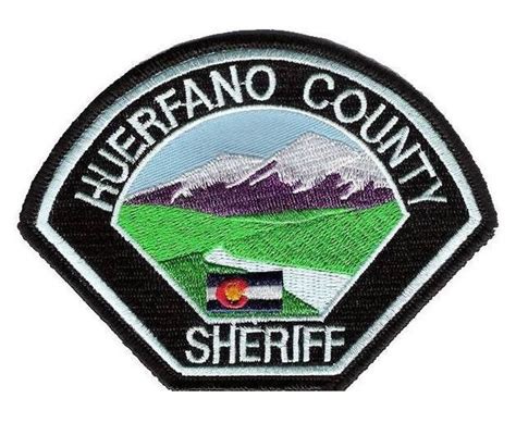 Huerfano county Sheriff CO | Police patches, Police, Sheriff badge