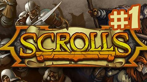 Scrolls Gameplay Walkthrough Part 1 - First Look (By Mojang) Beta - YouTube