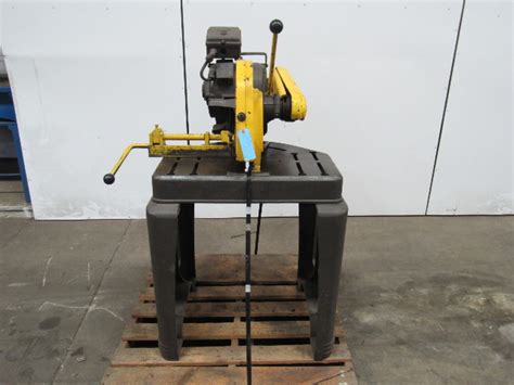 14" Industrial Abrasive Chop Saw w/Clamp & Heavy Duty Cast Iron Stand 220/440V | Bullseye ...