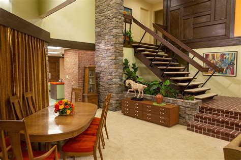 Dining Room, Stairs Looking into the Kitchen | Home tv, House design ...